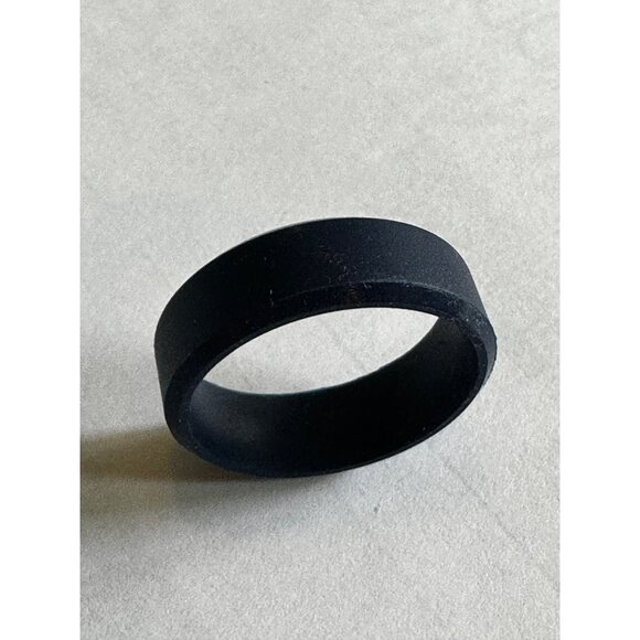 Enso Silicone Ring Size 13 Navy Blue Beveled Edge Comfort Fit Classic Accessory - Picture 2 of 4
